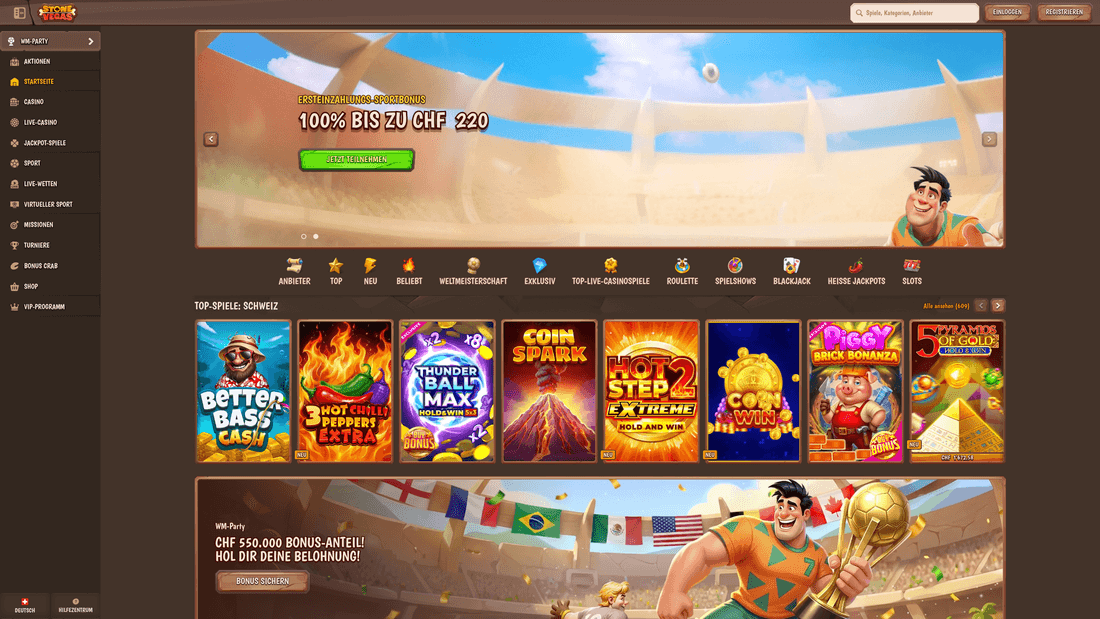 StoneVegas Startseite