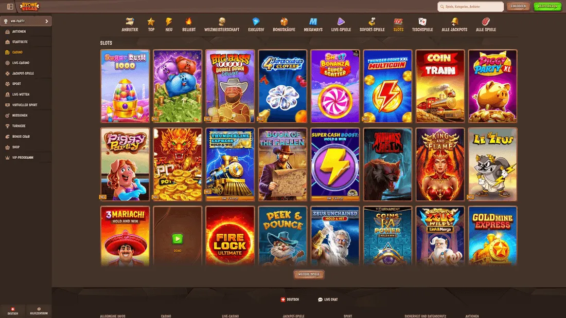 Online Slots im Online Casino