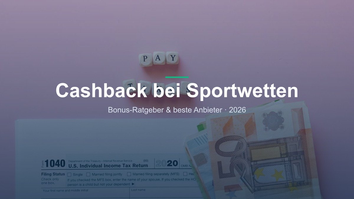 Cashback bei Sportwetten — Bonus-Ratgeber