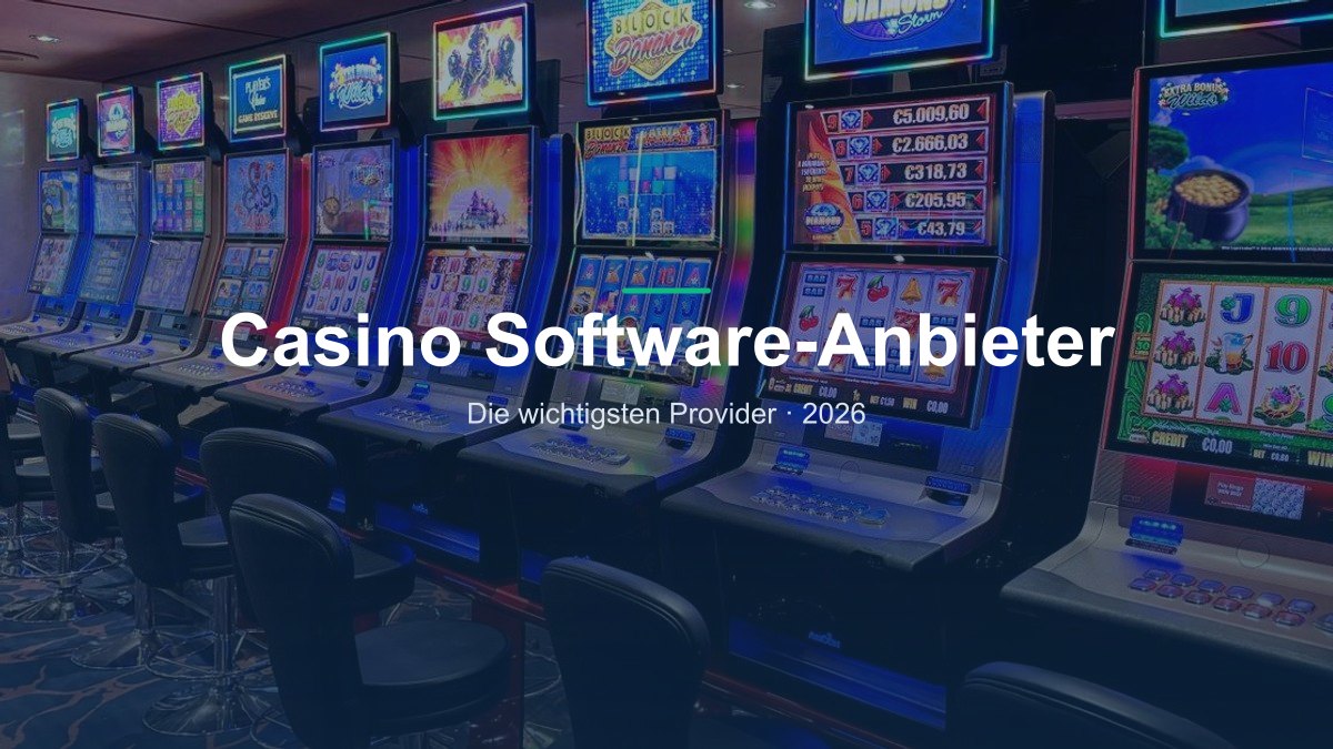 Die wichtigsten Casino-Software-Anbieter im Überblick