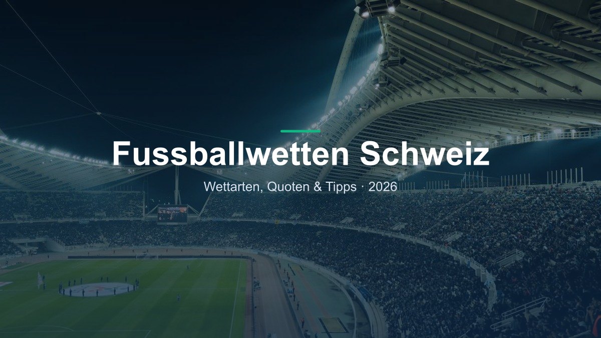 Fussballwetten in der Schweiz — Stadion bei Nacht