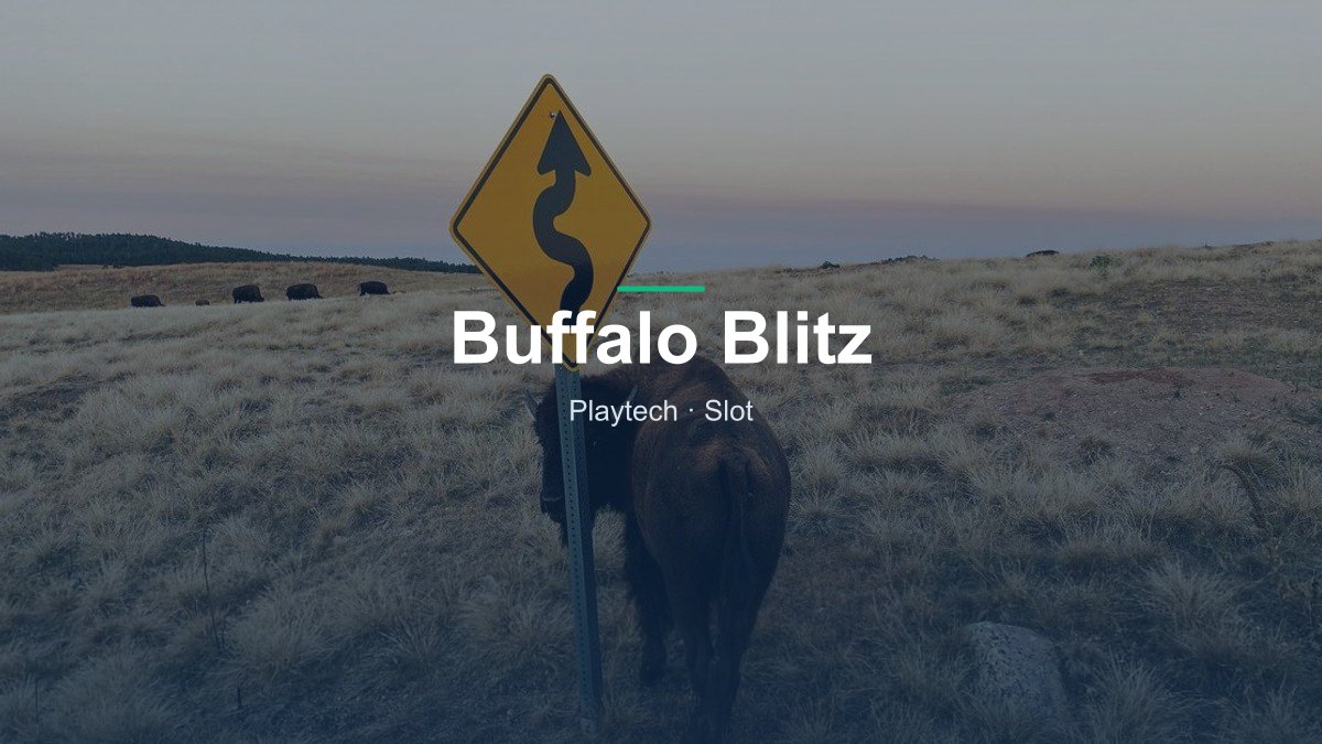 Buffalo Blitz von Playtech im Online Casino