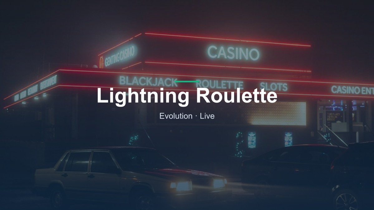 Lightning Roulette von Evolution im Online Casino