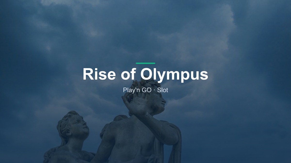 Rise of Olympus von Play'n GO im Online Casino