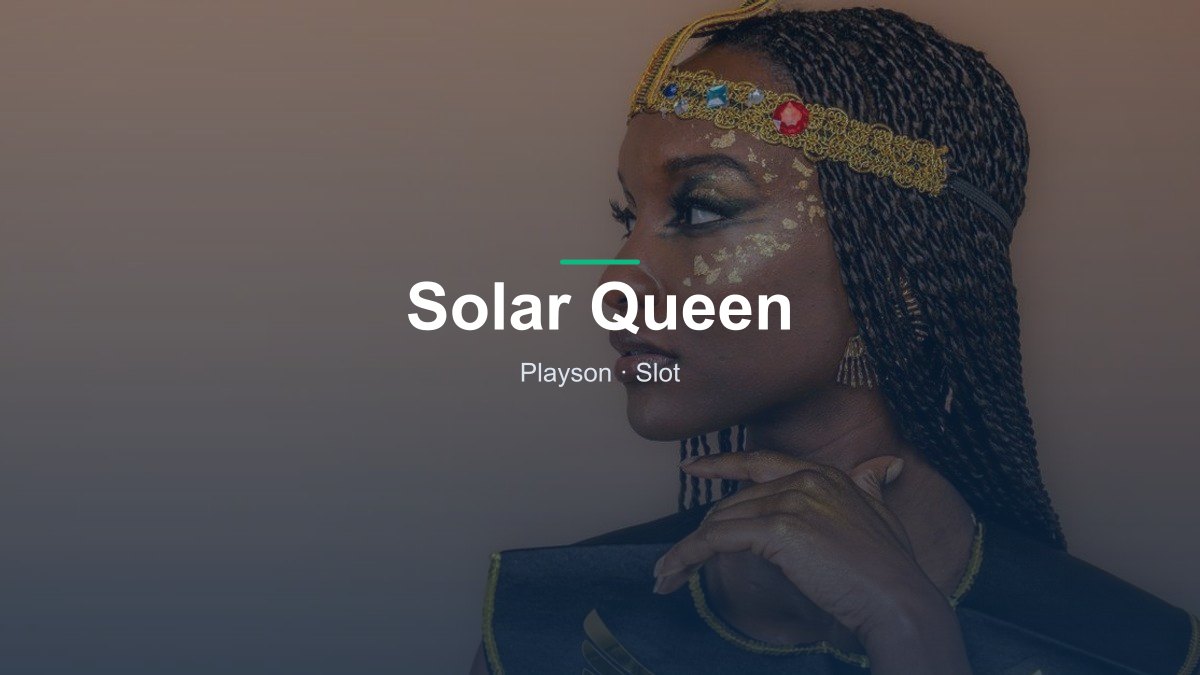 Solar Queen von Playson im Online Casino