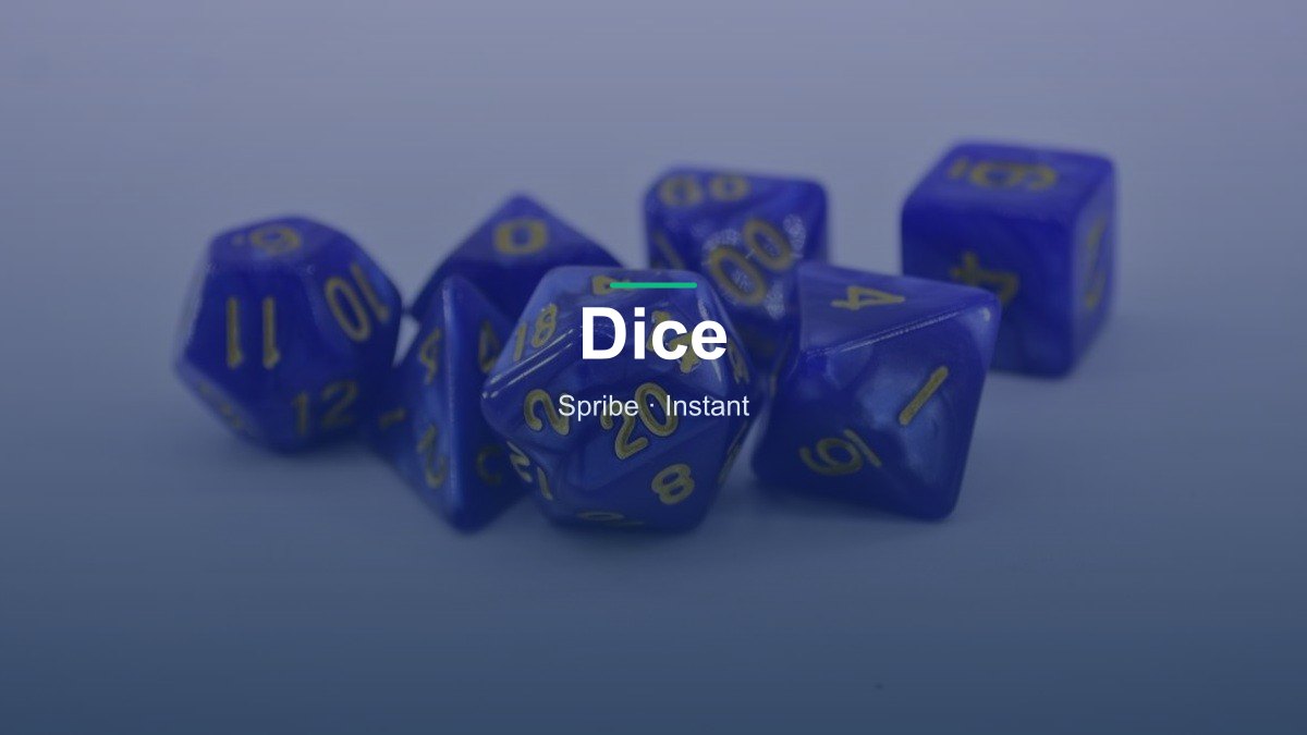 Dice von Spribe im Online Casino