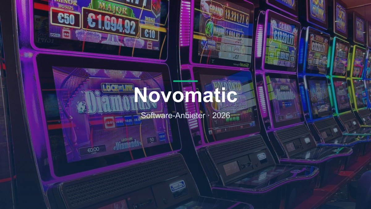 Spiele des Herstellers Novomatic (Greentube) im Online Casino