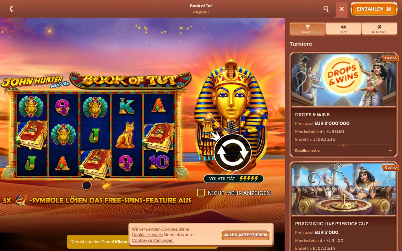 Book of Tut — Spielrunde