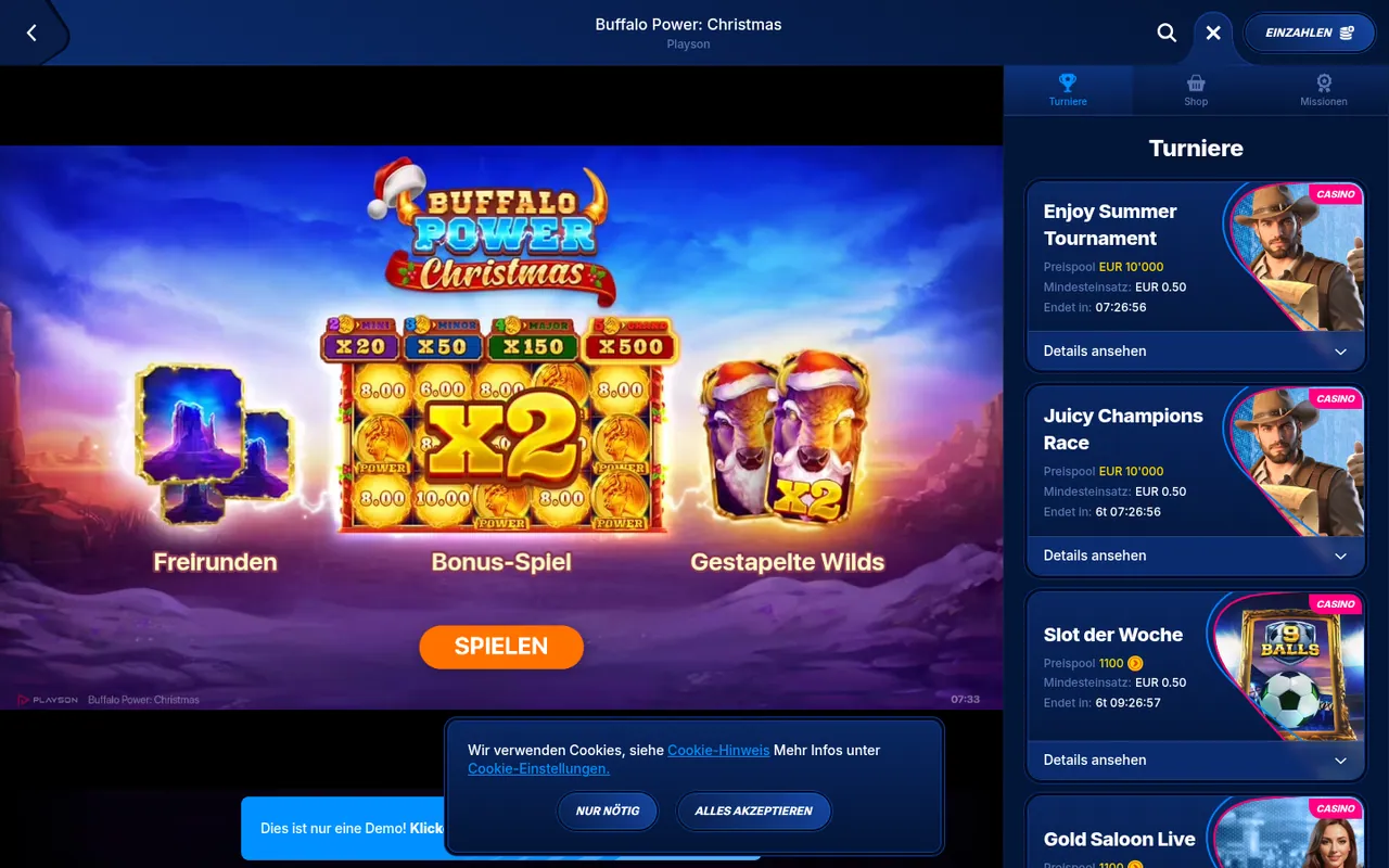 Buffalo Power: Christmas — Spielrunde