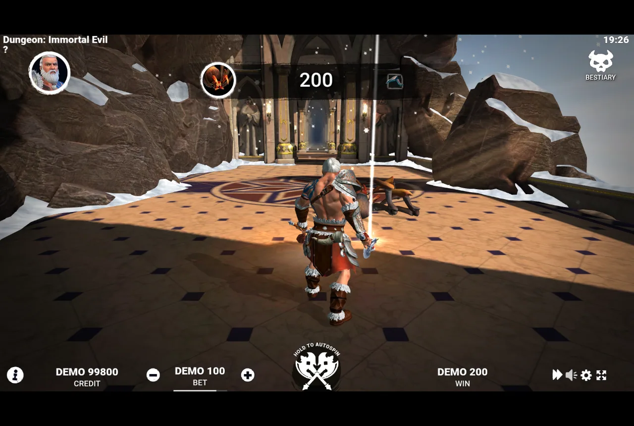 Dungeon: Immortal Evil — gewonnene Linie in der Demo