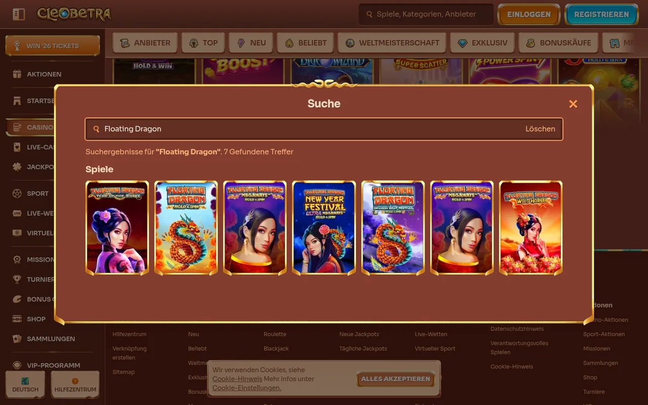 Floating Dragon — Casino-Lobby