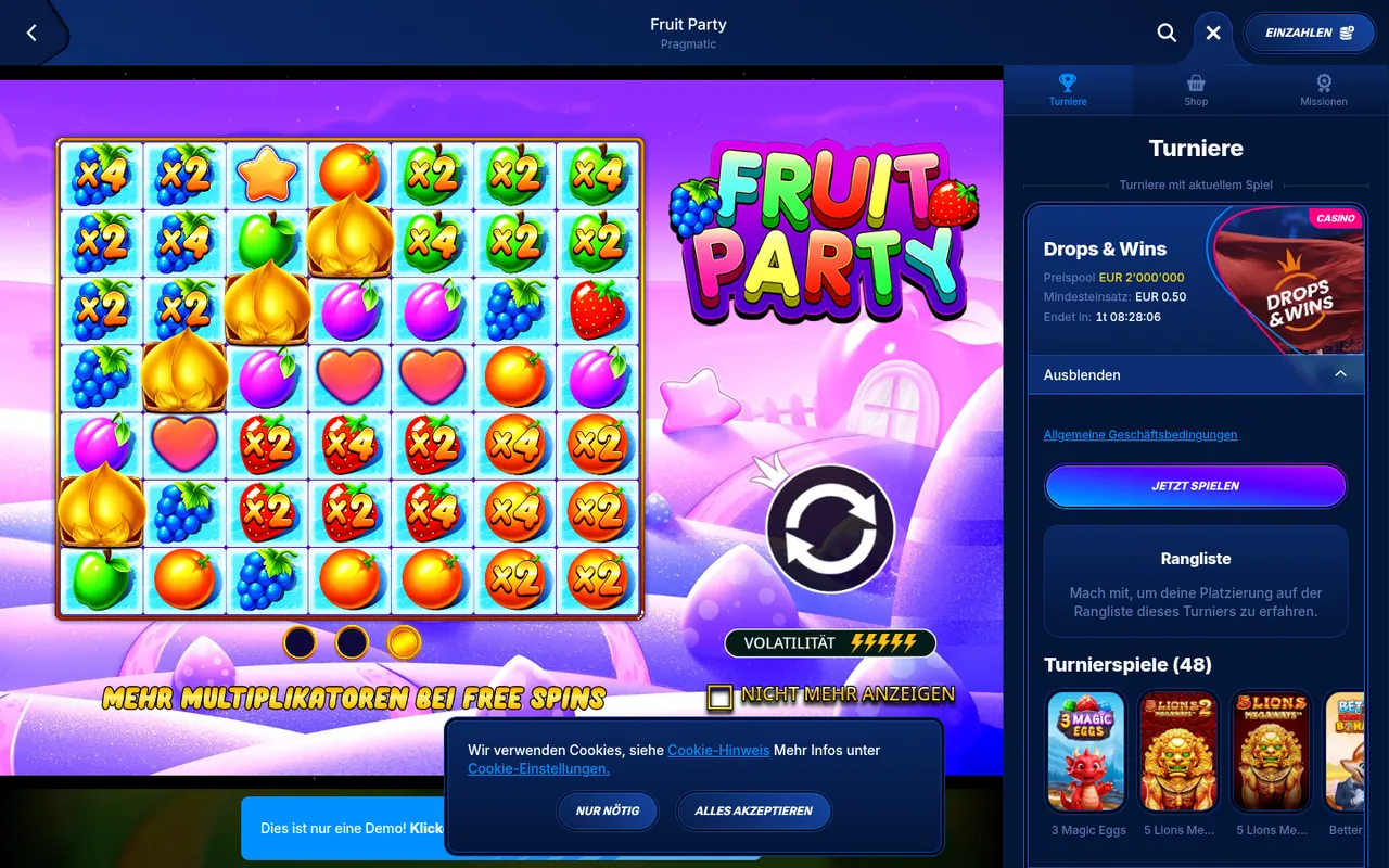 Fruit Party — Spielrunde