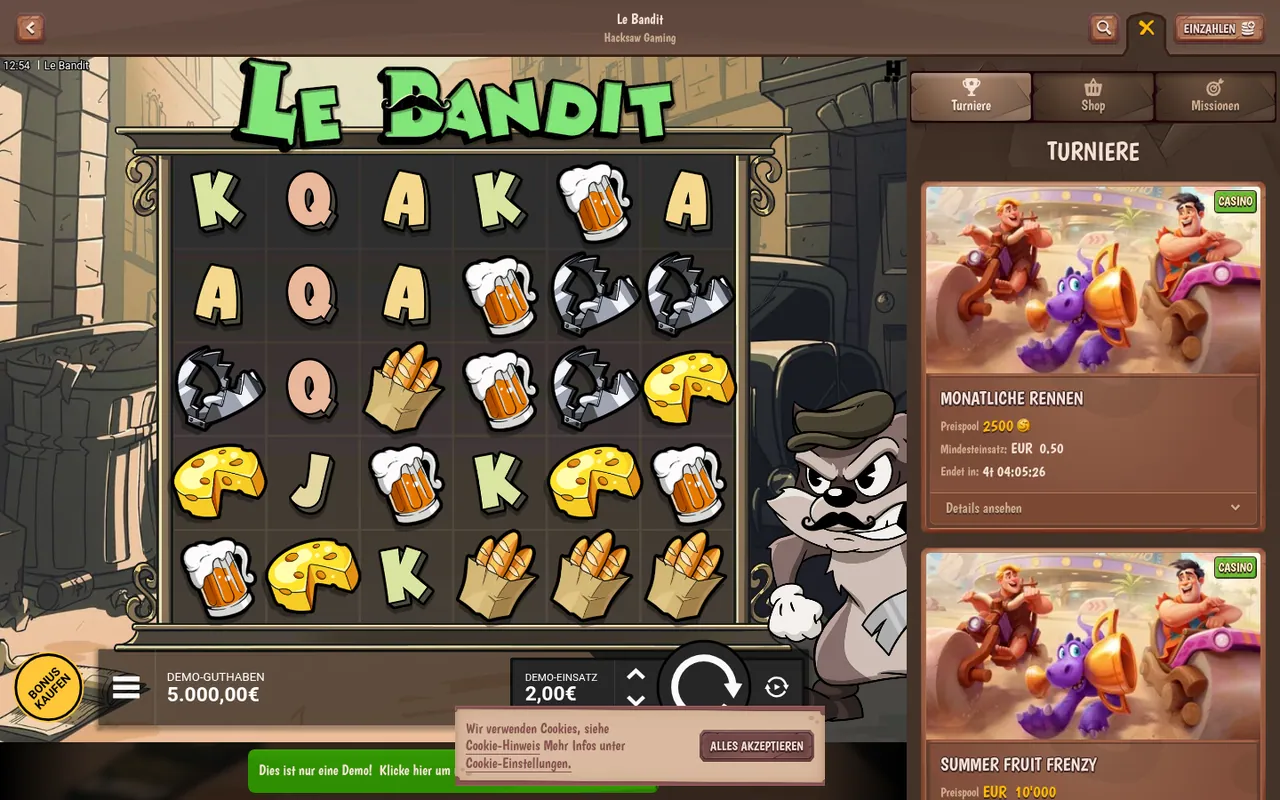 Le Bandit — Spielrunde