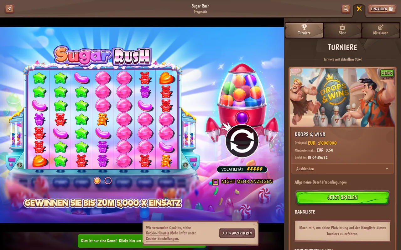 Sugar Rush — Spielrunde