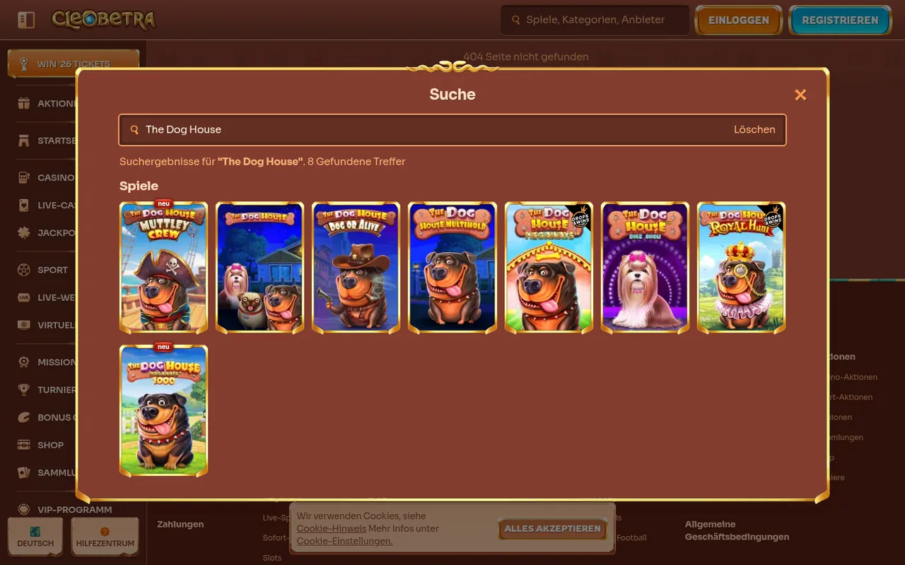 The Dog House — Casino-Lobby