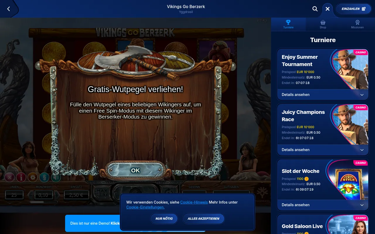 Vikings Go Berzerk — Spielrunde