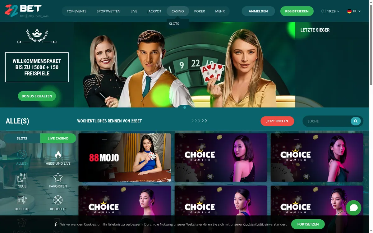 22Bet Casino