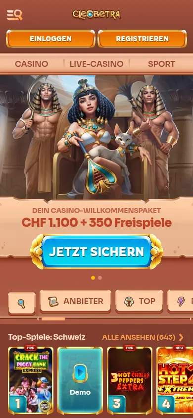 Cleobetra mobile Ansicht