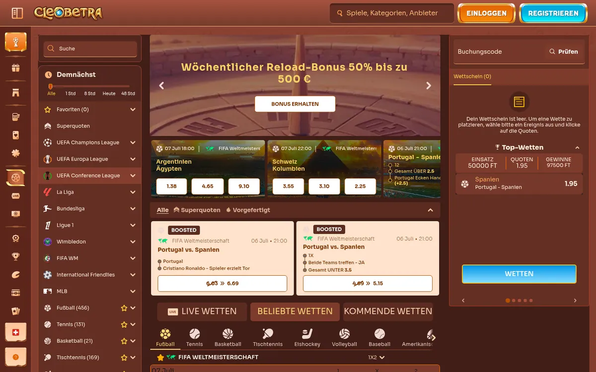Cleobetra Sportwetten