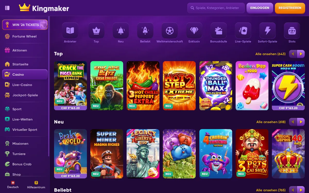 Kingmaker Casino